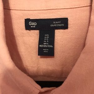 Gap slim fit salmon